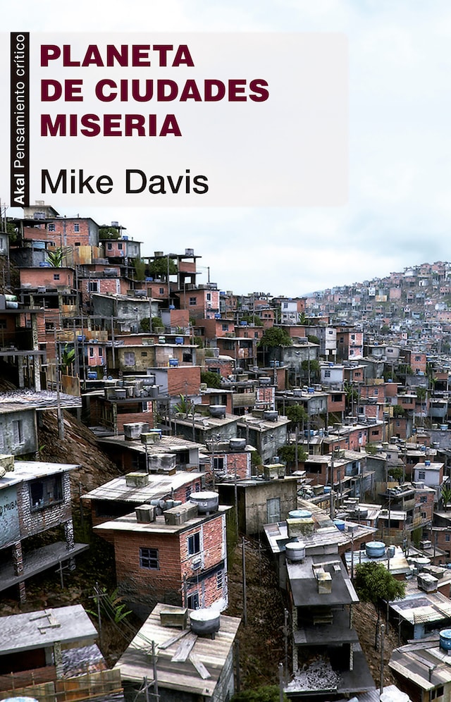 Book cover for Planeta de ciudades miseria