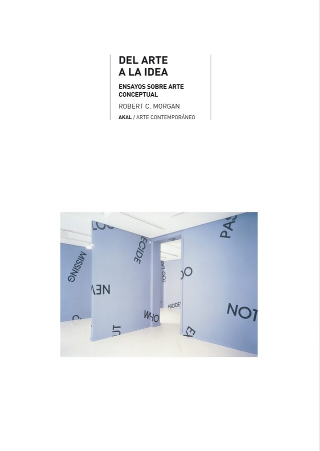 Book cover for Del arte a la idea