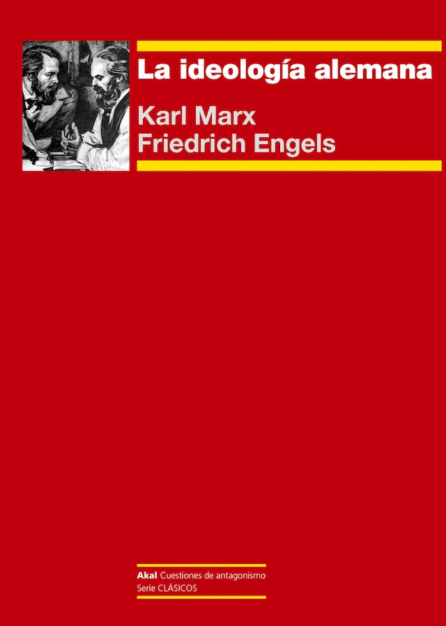 Book cover for La ideología alemana