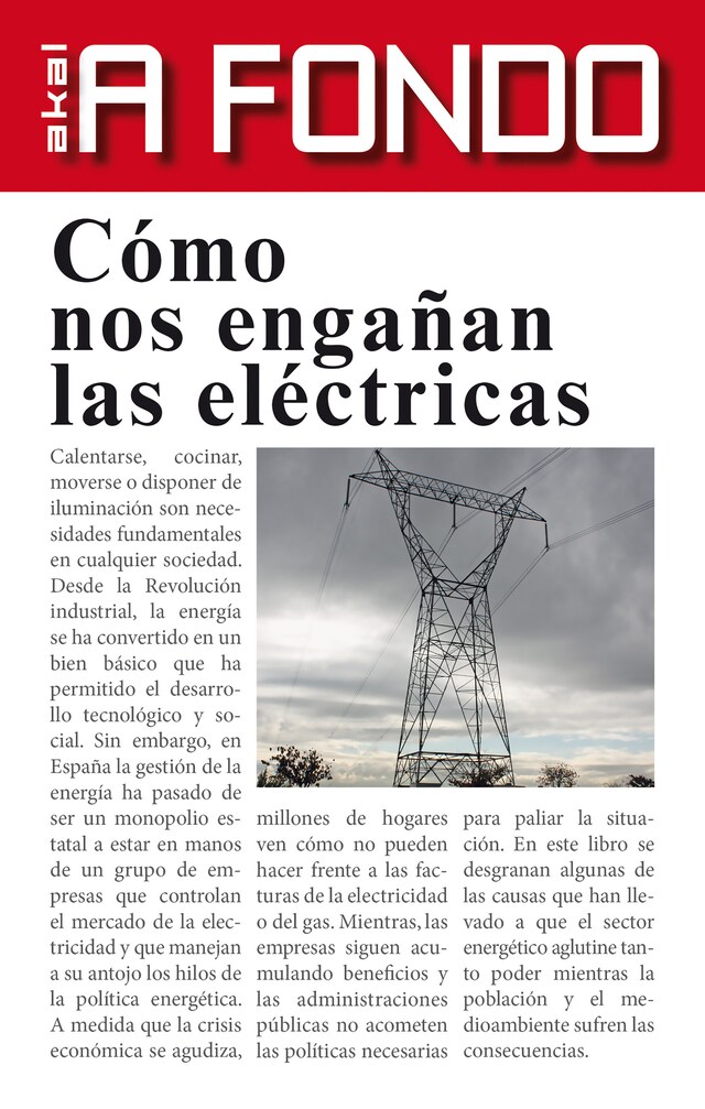 Buchcover für Cómo nos engañan las eléctricas