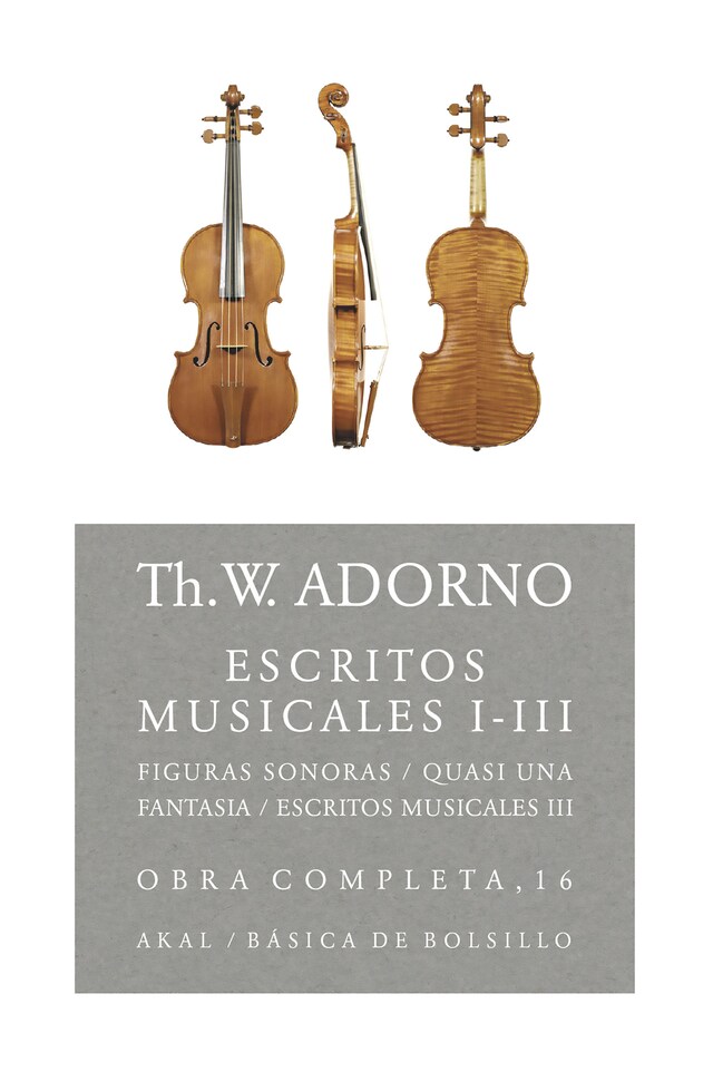 Buchcover für Escritos musicales I-III