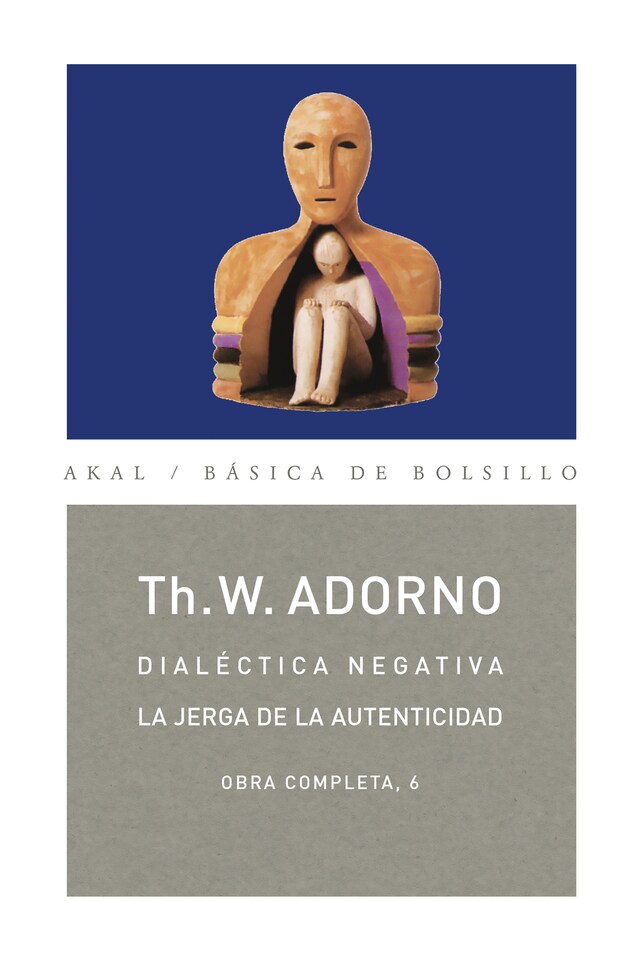 Book cover for Dialéctica negativa. La jerga de la autenticidad