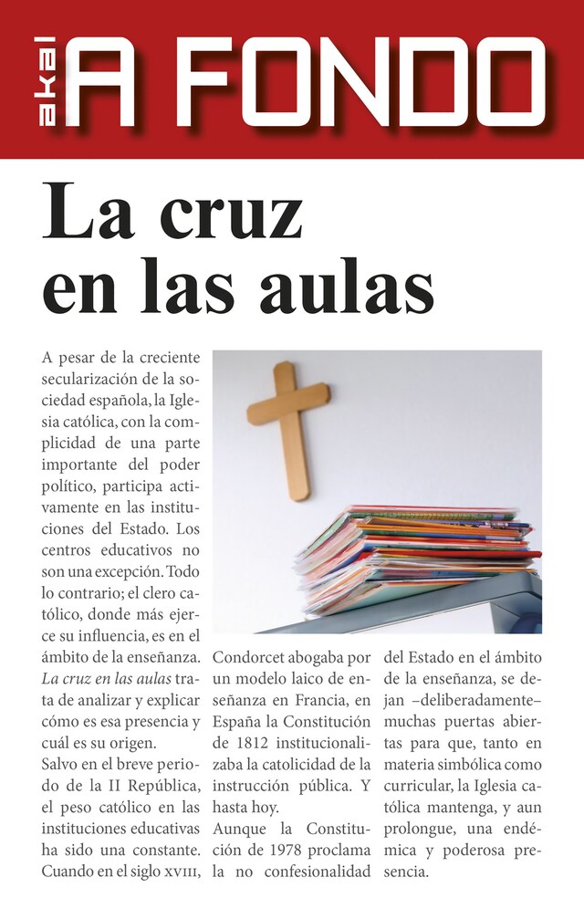 Book cover for La cruz en las aulas