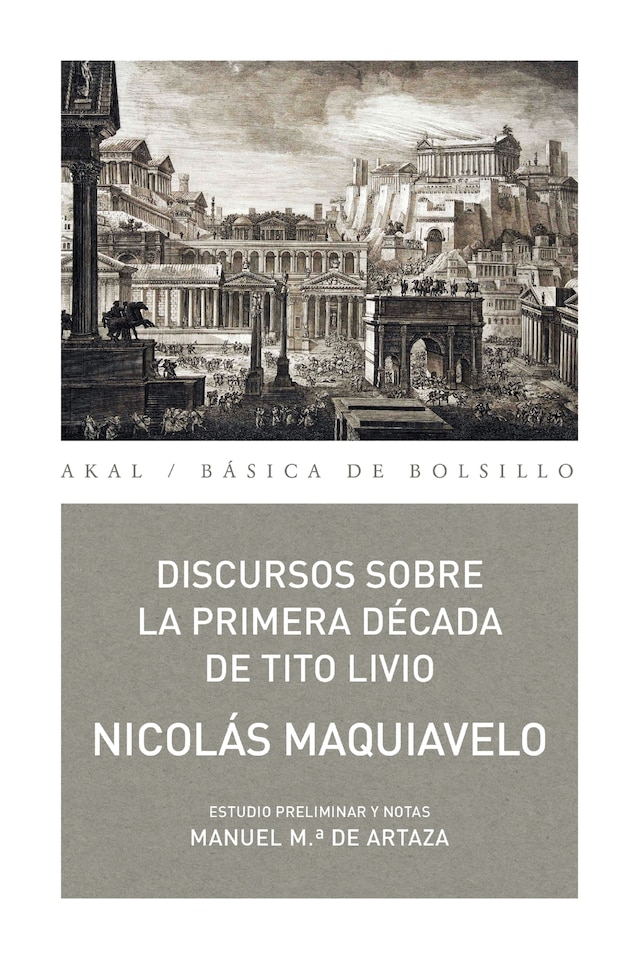 Book cover for Discursos sobre la primera década de Tito Livio