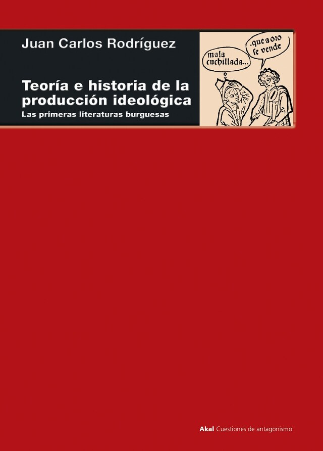 Kirjankansi teokselle Teoría e historia de la producción ideológica