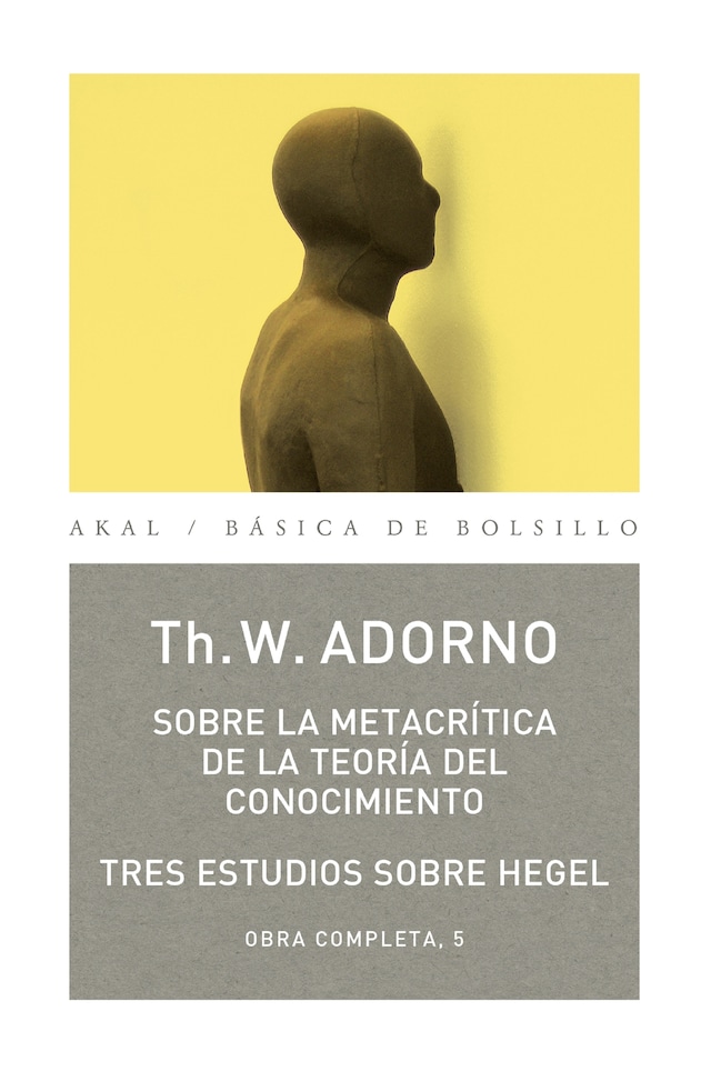 Book cover for Sobre la metacrítica de la teoría del conocmiento