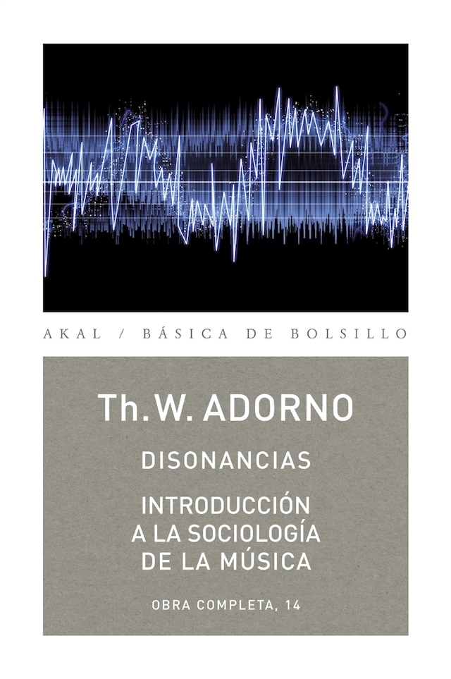 Book cover for Disonancias / Introducción a la sociología de la música