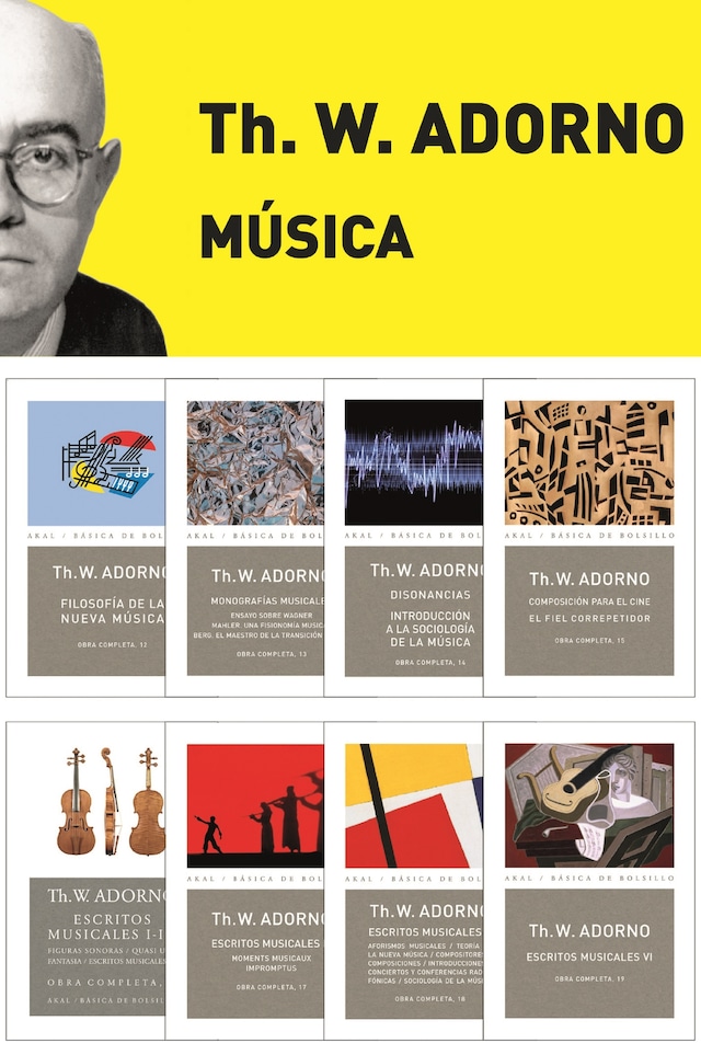 Buchcover für Pack Adorno I. Música