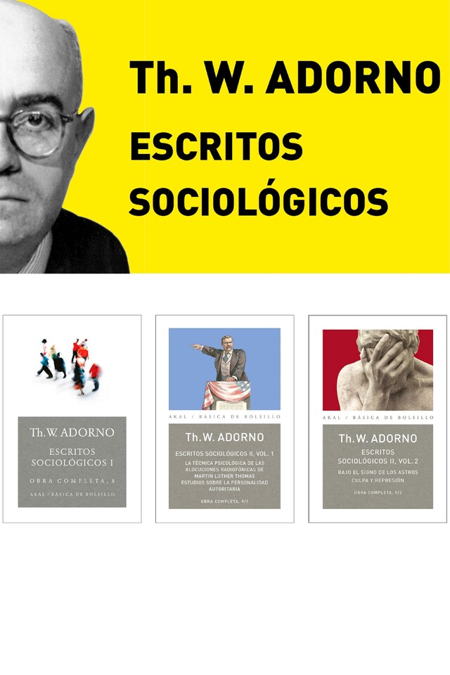 Copertina del libro per Pack Adorno III. Escritos Sociológicos