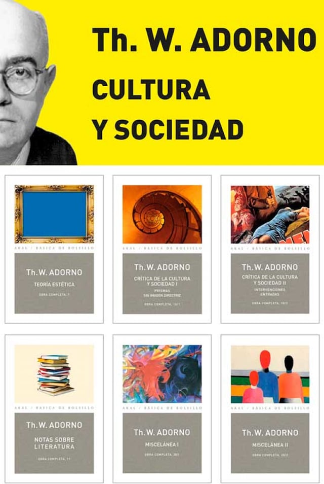 Buchcover für Pack Adorno IV. Cultura y Sociedad