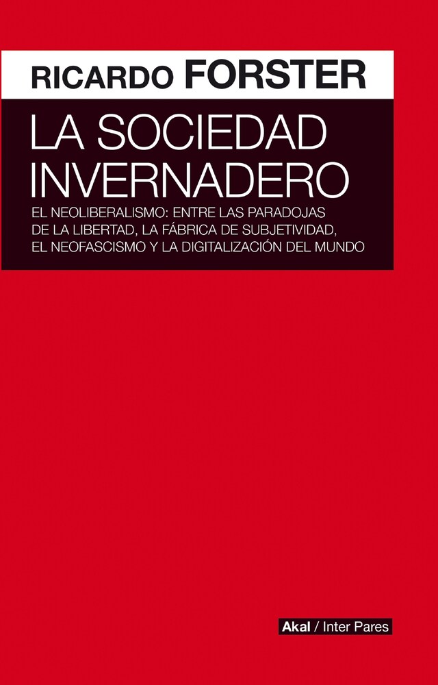 Book cover for La sociedad invernadero