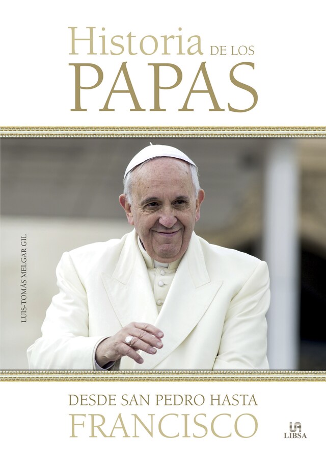 Book cover for Historia de los papas