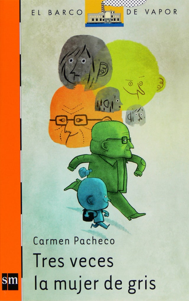Book cover for Tres veces la mujer de gris