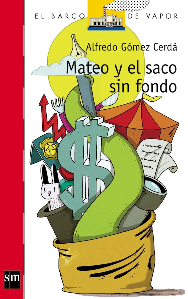 Portada de libro para Mateo y el saco sin fondo