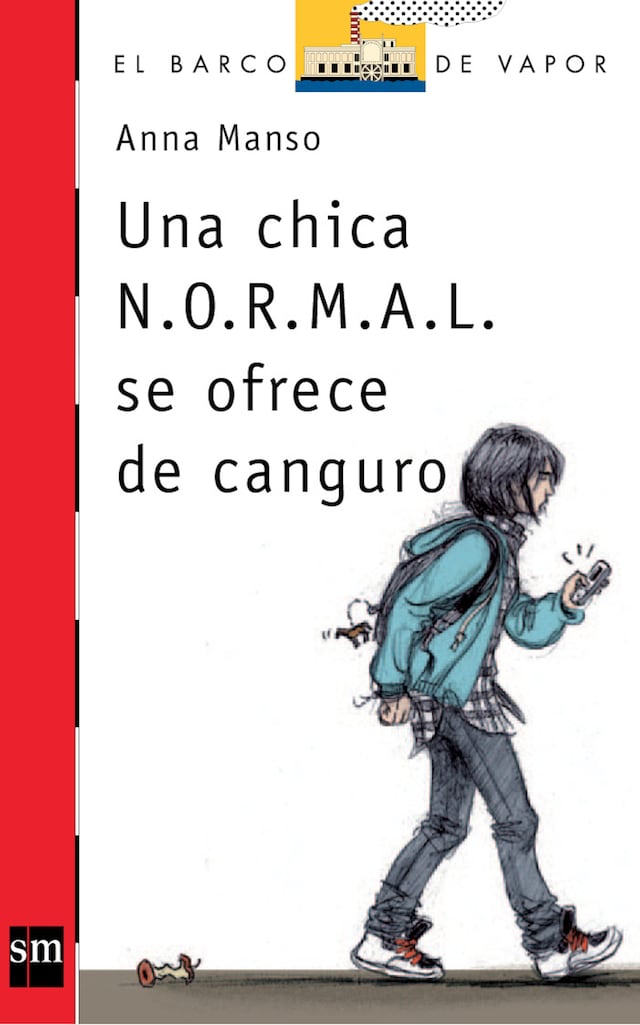 Copertina del libro per Una chica N.O.R.M.A.L. se ofrece de canguro