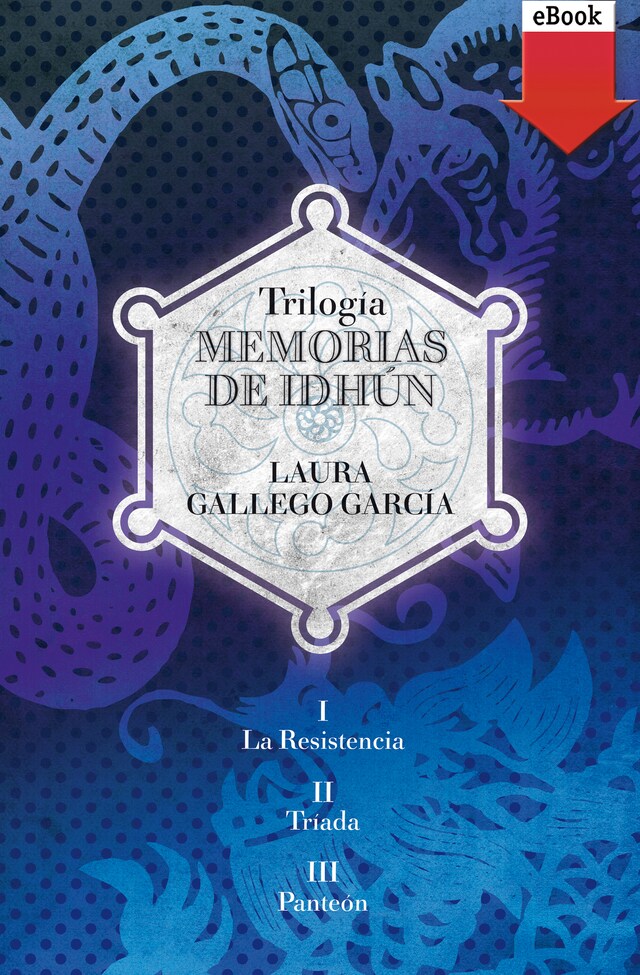Couverture de livre pour Memorias de Idhún. Saga