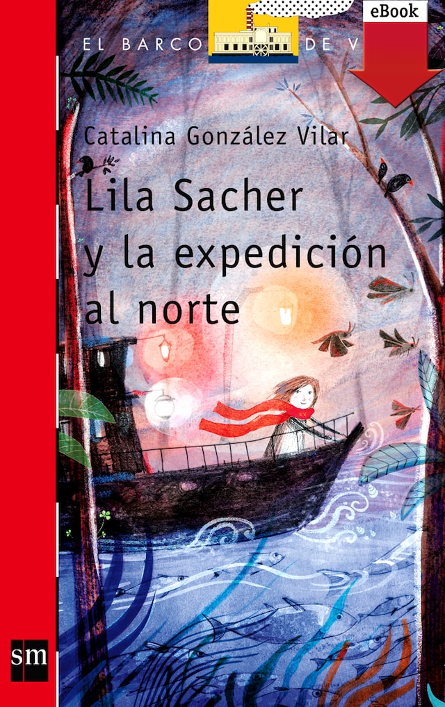 Book cover for Lila Sacher y la expedición al norte