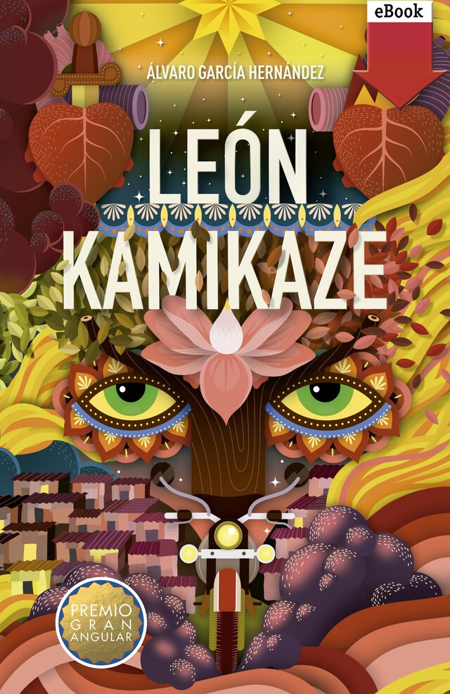 Portada de libro para León Kamikaze
