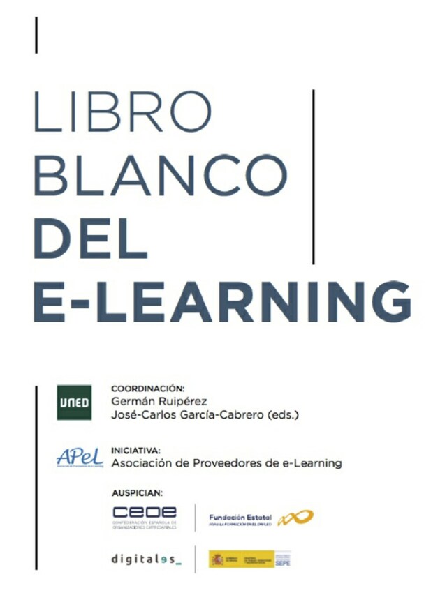 Buchcover für Libro blanco del e-learning