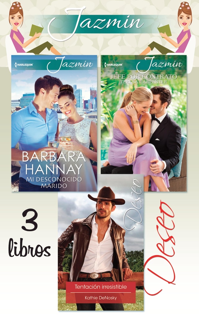 Buchcover für Pack Deseo y Jazmín septiembre 2016