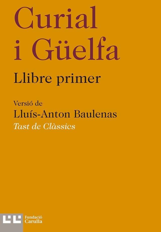 Okładka książki dla Curial i Güelfa I