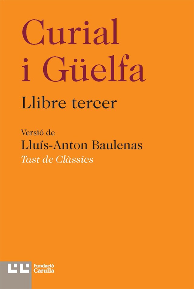 Portada de libro para Curial i Güelfa III