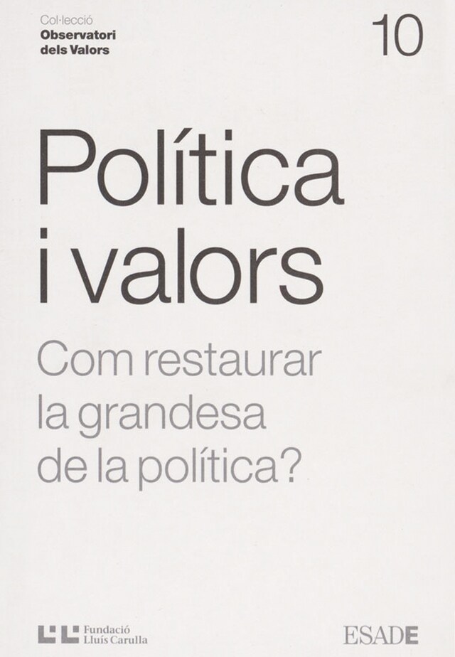 Book cover for Política i valors