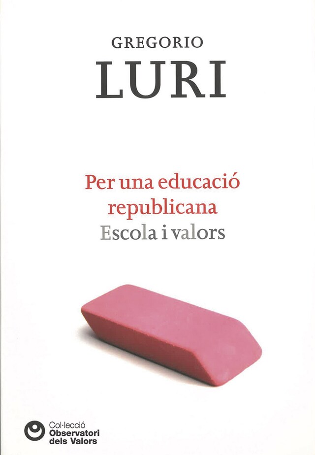 Couverture de livre pour Per una educació republicana