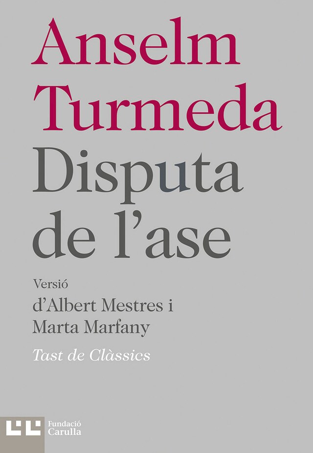 Book cover for Disputa de l'ase