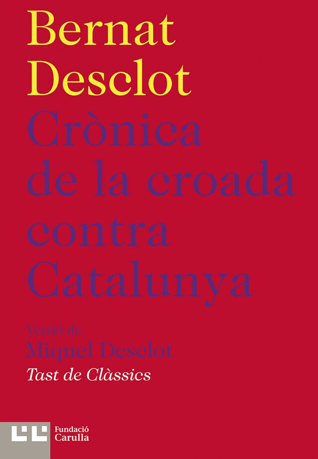 Book cover for Crònica de la croada contra Catalunya