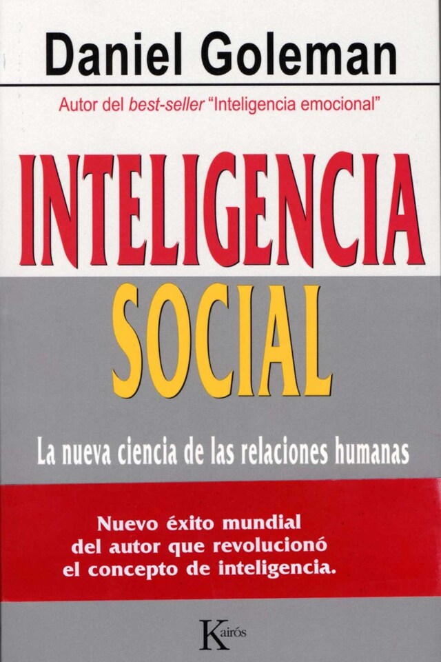Kirjankansi teokselle Inteligencia social
