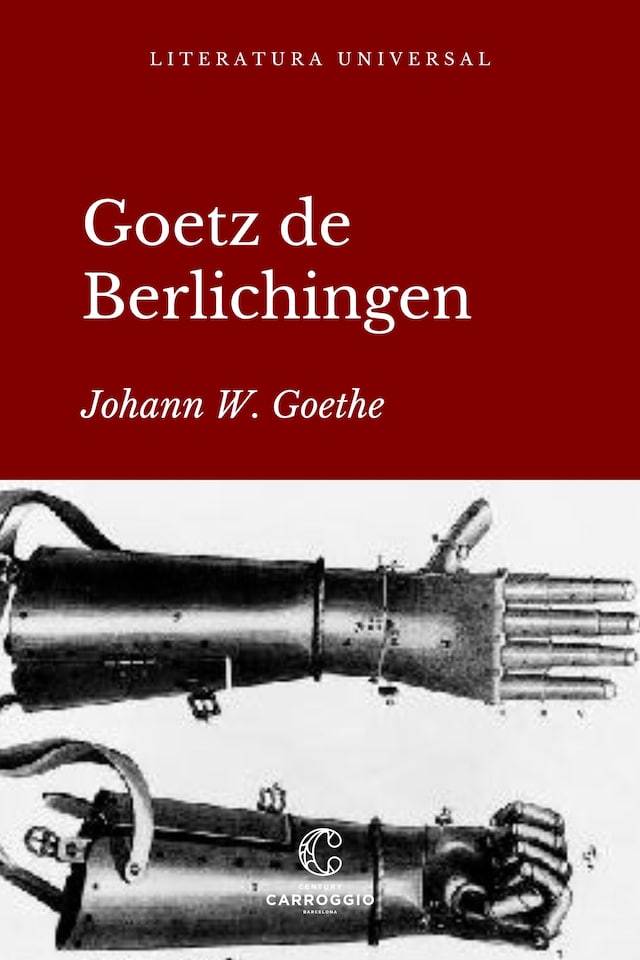 Kirjankansi teokselle Goetz de Berlichingen