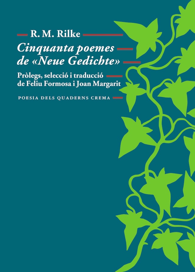 Book cover for Cinquanta poemes de "Neue Gedichte"