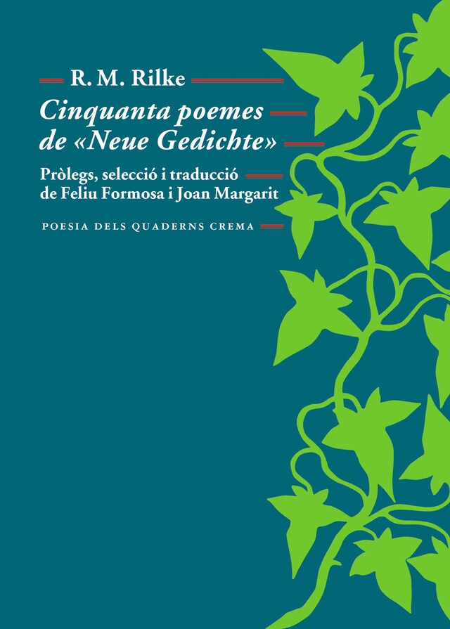 Copertina del libro per Cinquanta poemes de "Neue Gedichte"