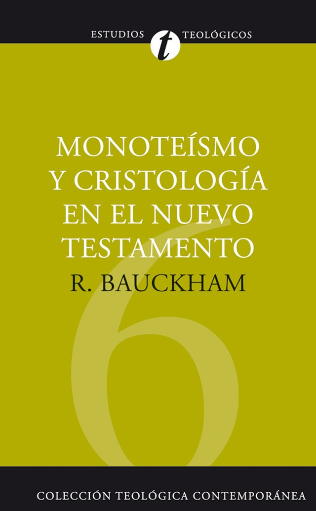 Boekomslag van Monoteísmo y cristología en el N.T.