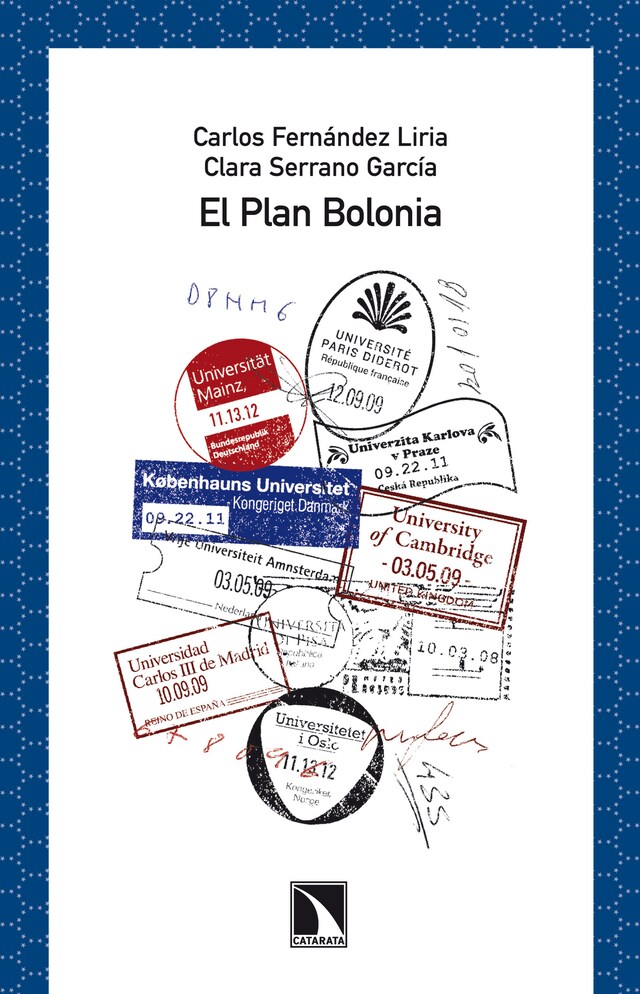 Book cover for El plan Bolonia