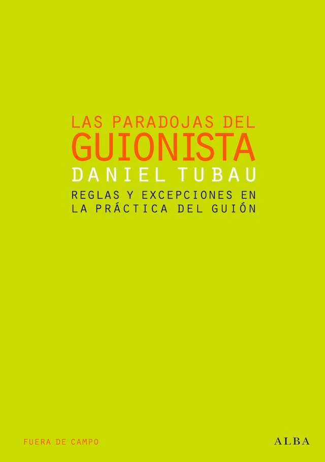 Book cover for Las paradojas del guionista