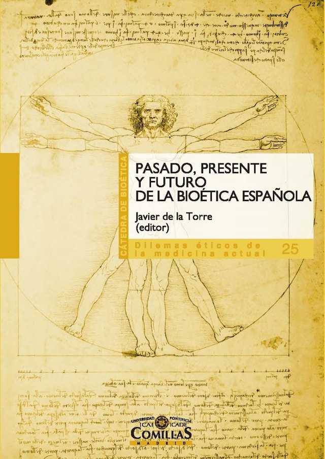 Copertina del libro per Pasado, presente y futuro de la bioética española