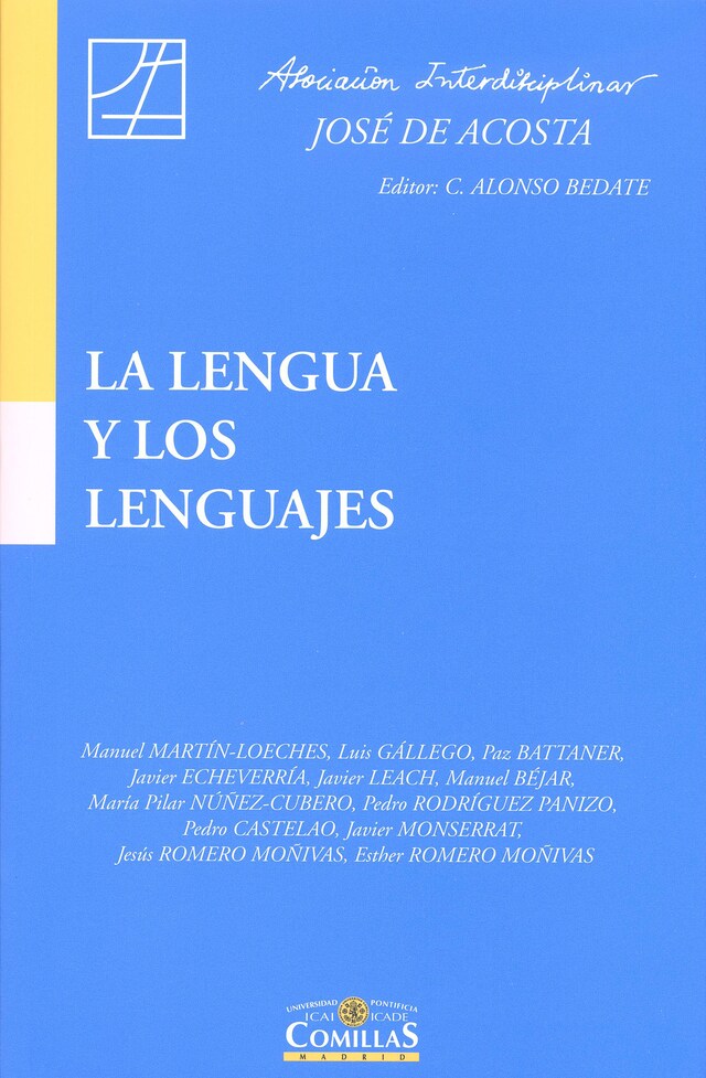 Kirjankansi teokselle La lengua y los lenguajes