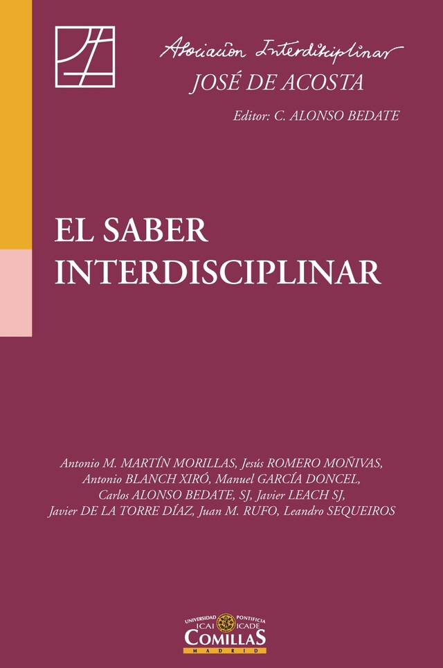 Portada de libro para El saber interdisciplinar