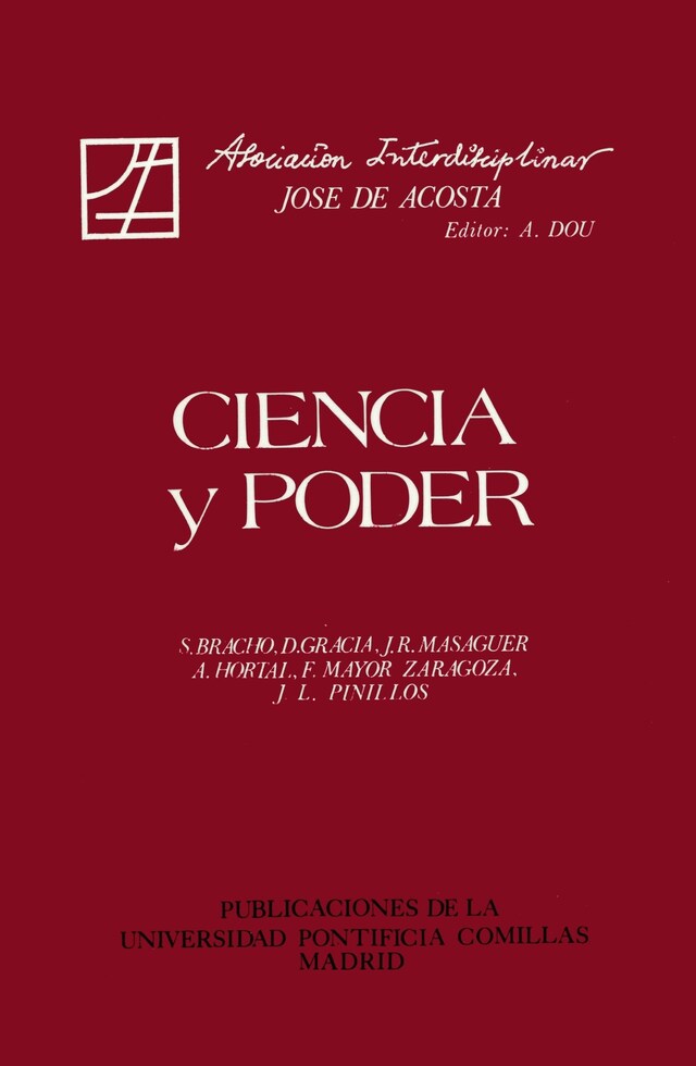 Portada de libro para Ciencia y poder