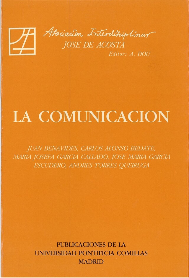 Copertina del libro per La comunicación