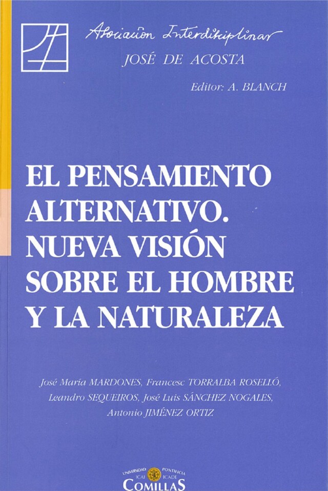 Book cover for El pensamiento alternativo