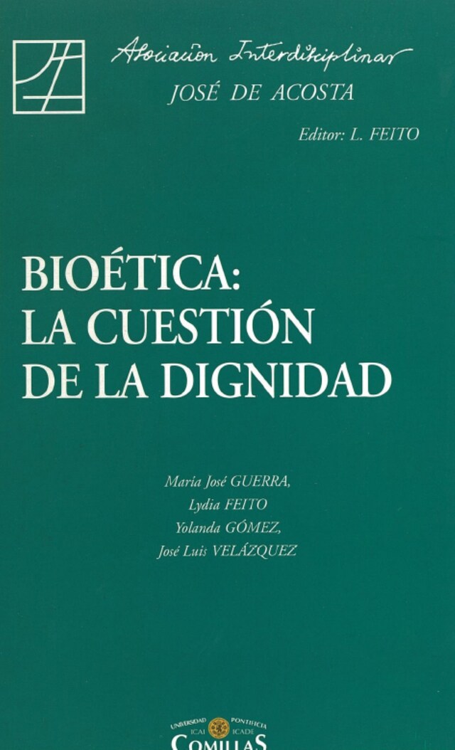 Portada de libro para Bioética: la cuestión de la dignidad