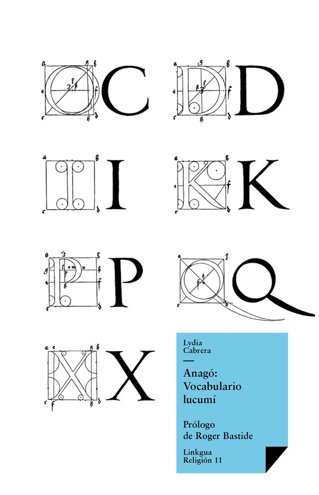 Buchcover für Anagó: vocabulario lucumí