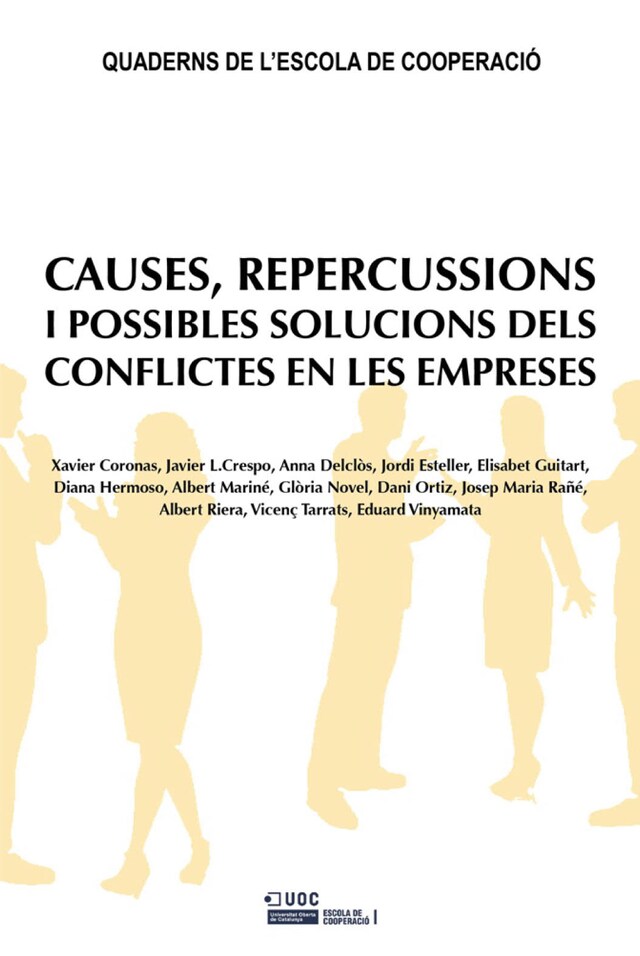 Boekomslag van Causes, repercussions i possibles solucions dels conflictes en les empreses