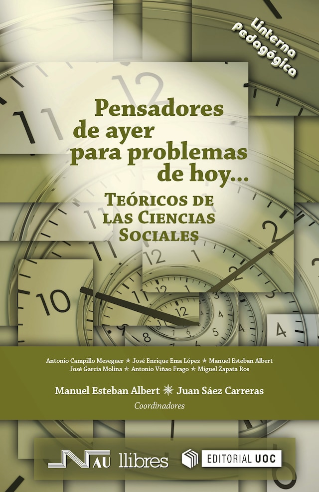 Portada de libro para Pensadores de ayer para problemas de hoy...