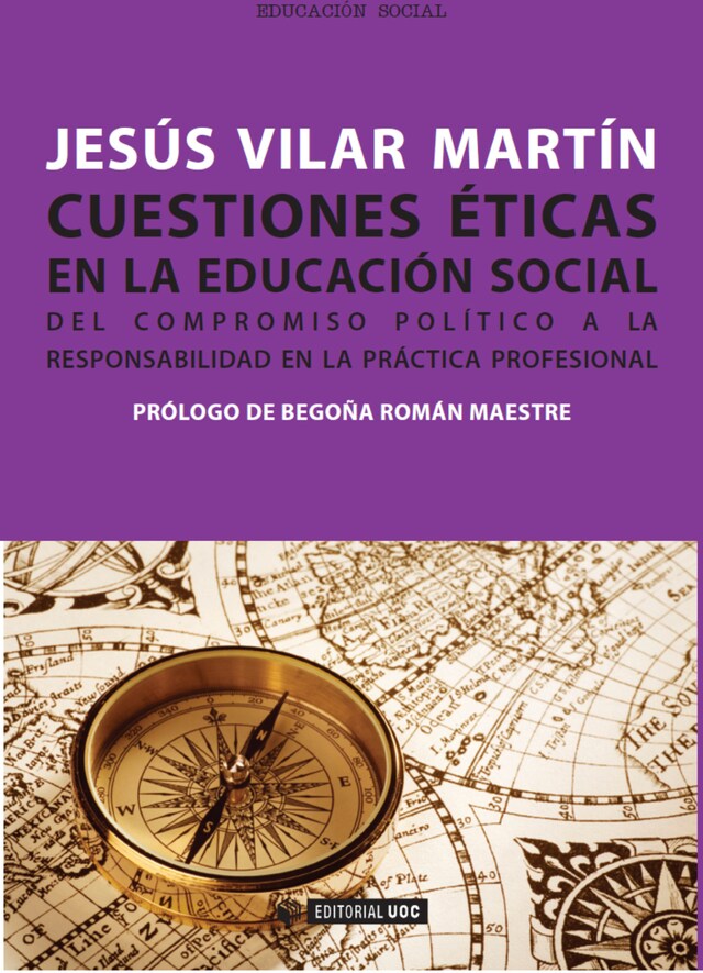 Copertina del libro per Cuestiones éticas en la educación social