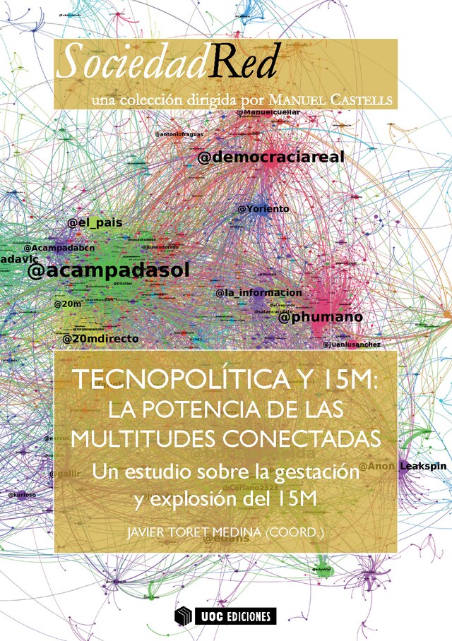 Kirjankansi teokselle Tecnopolítica y 15M