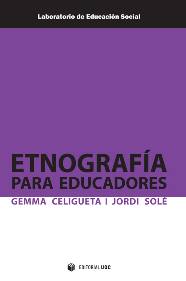 Book cover for Etnografía para educadores